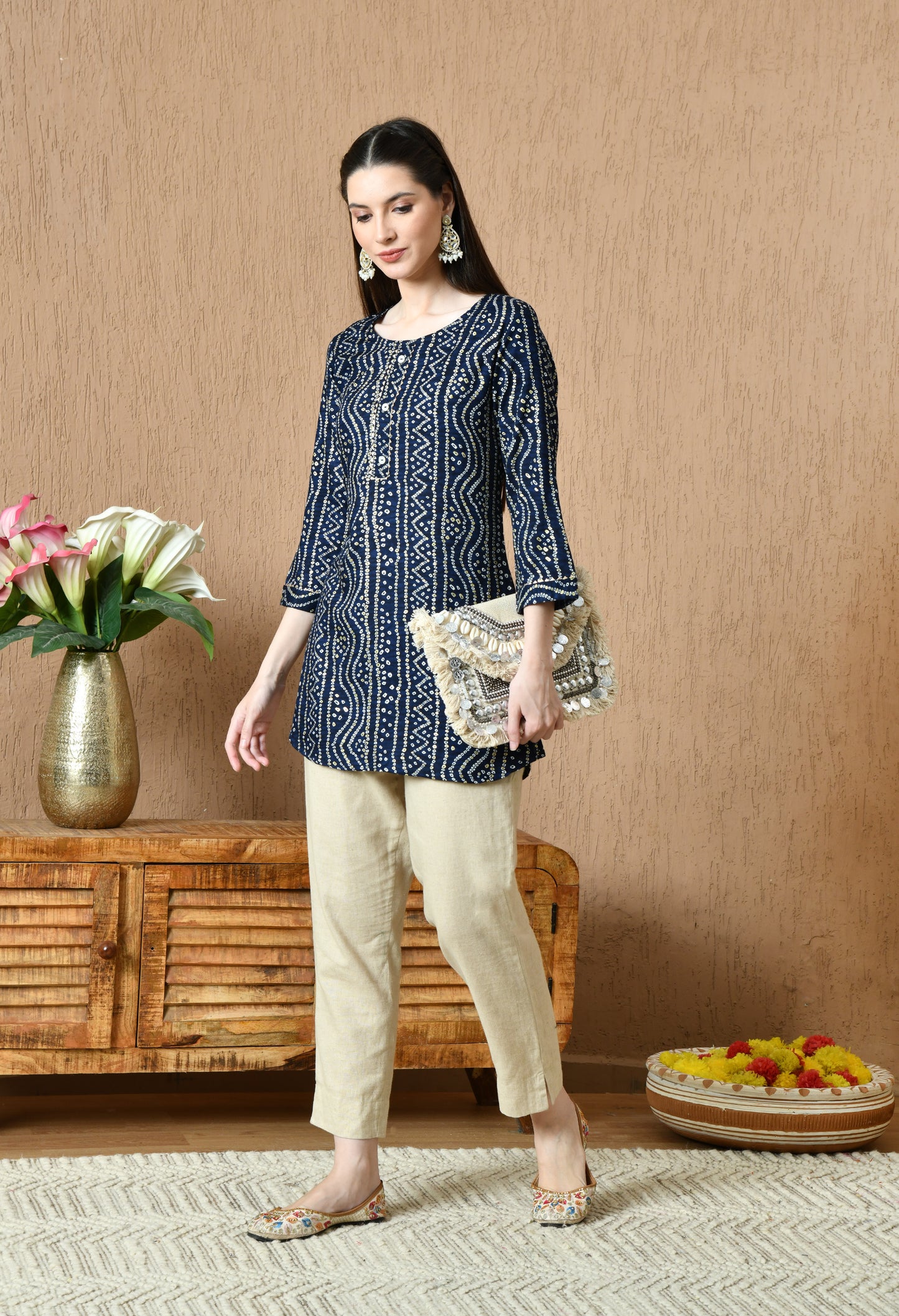 Bandhani Printed Kurti