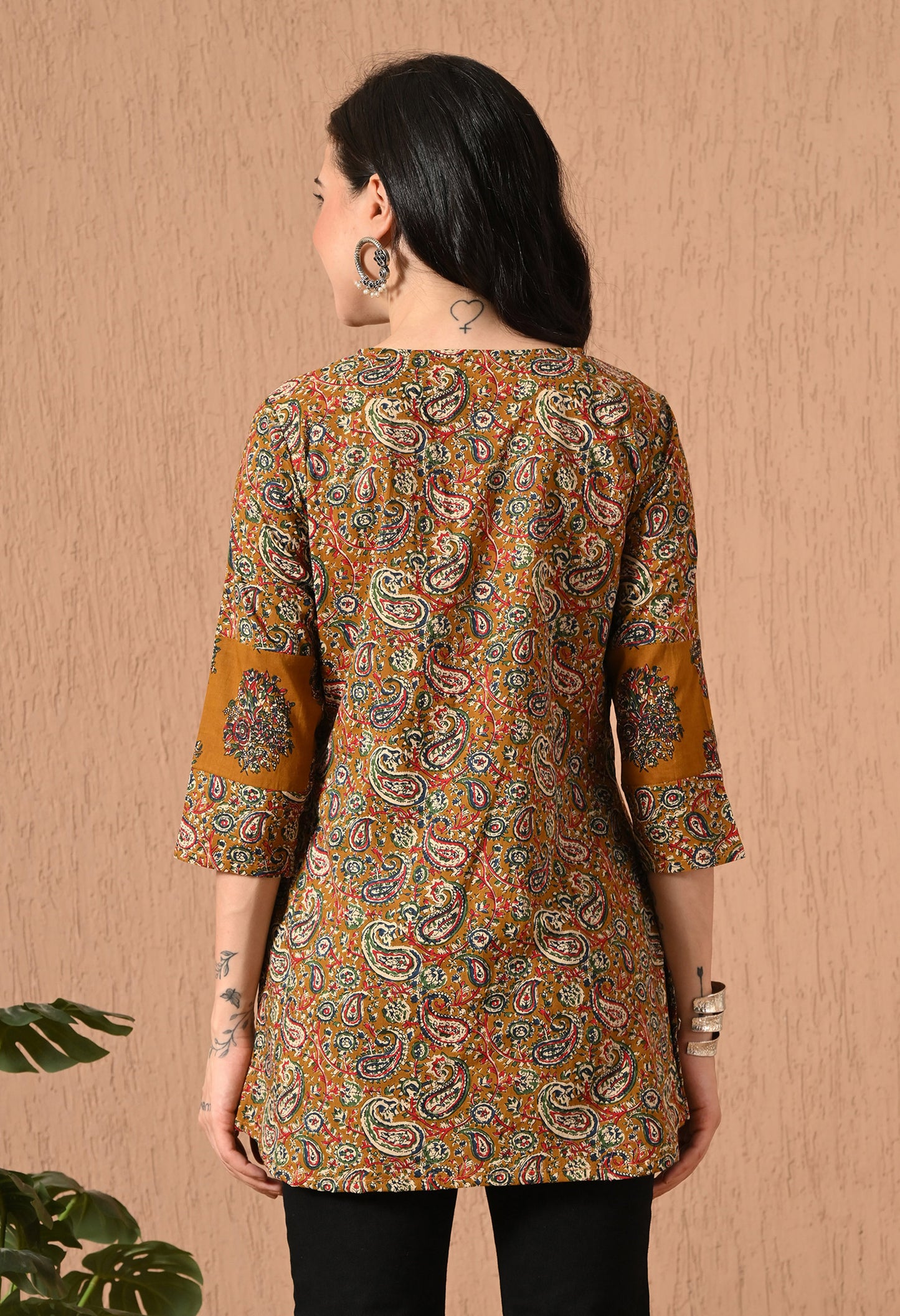 Floral Printed Pure Cotton Kurti