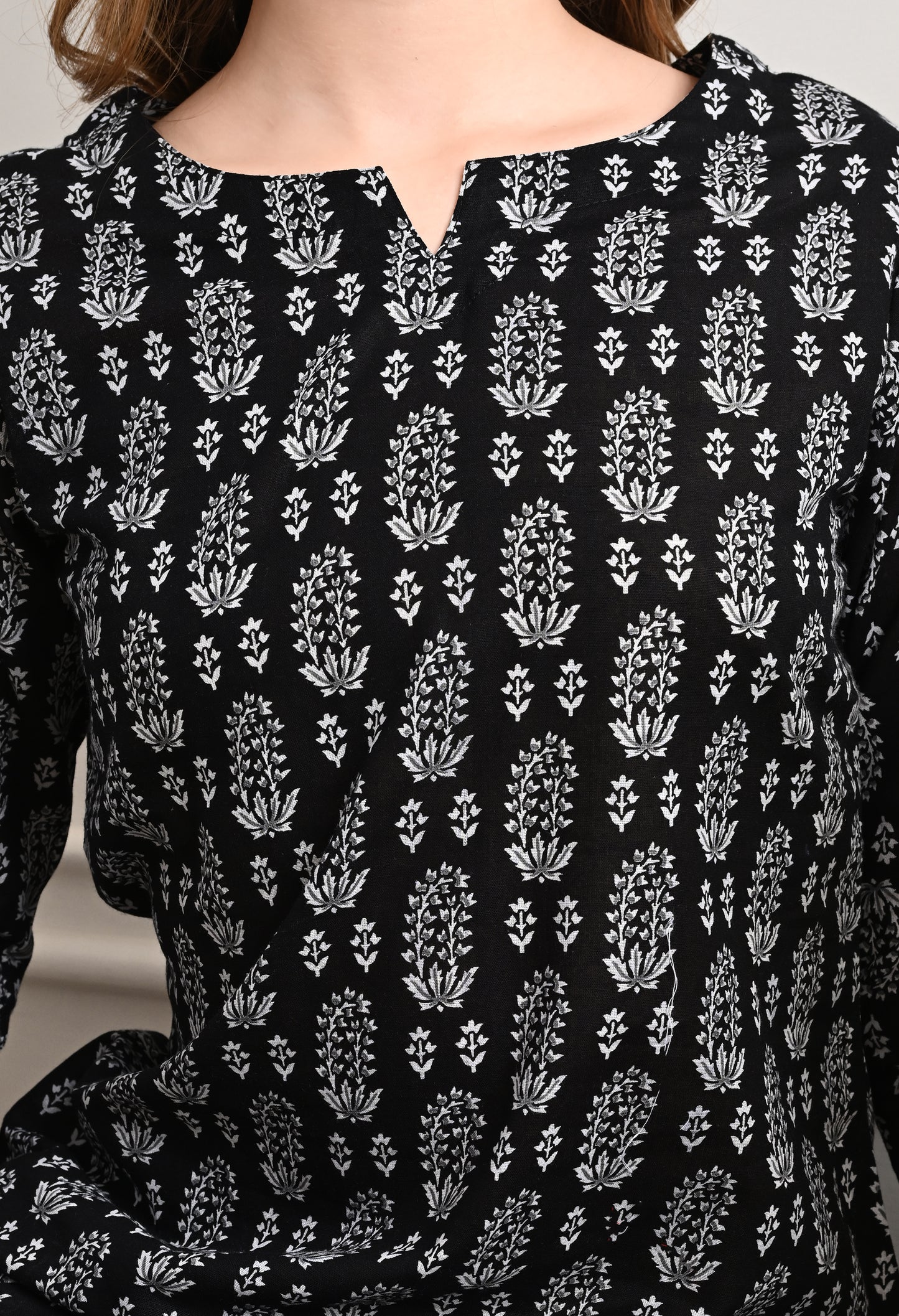 Floral Printed Pure Cotton Night suit