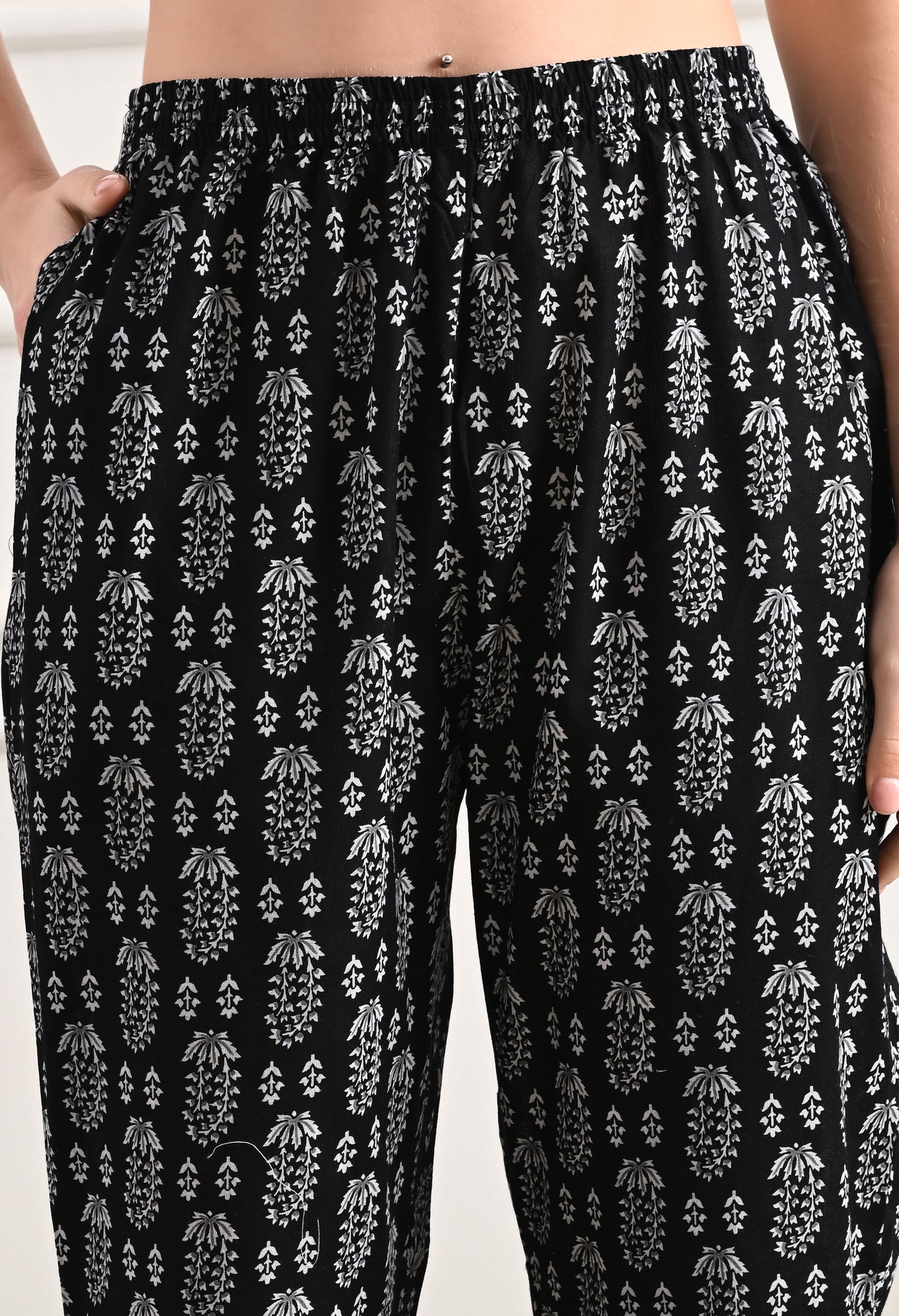 Floral Printed Pure Cotton Night suit