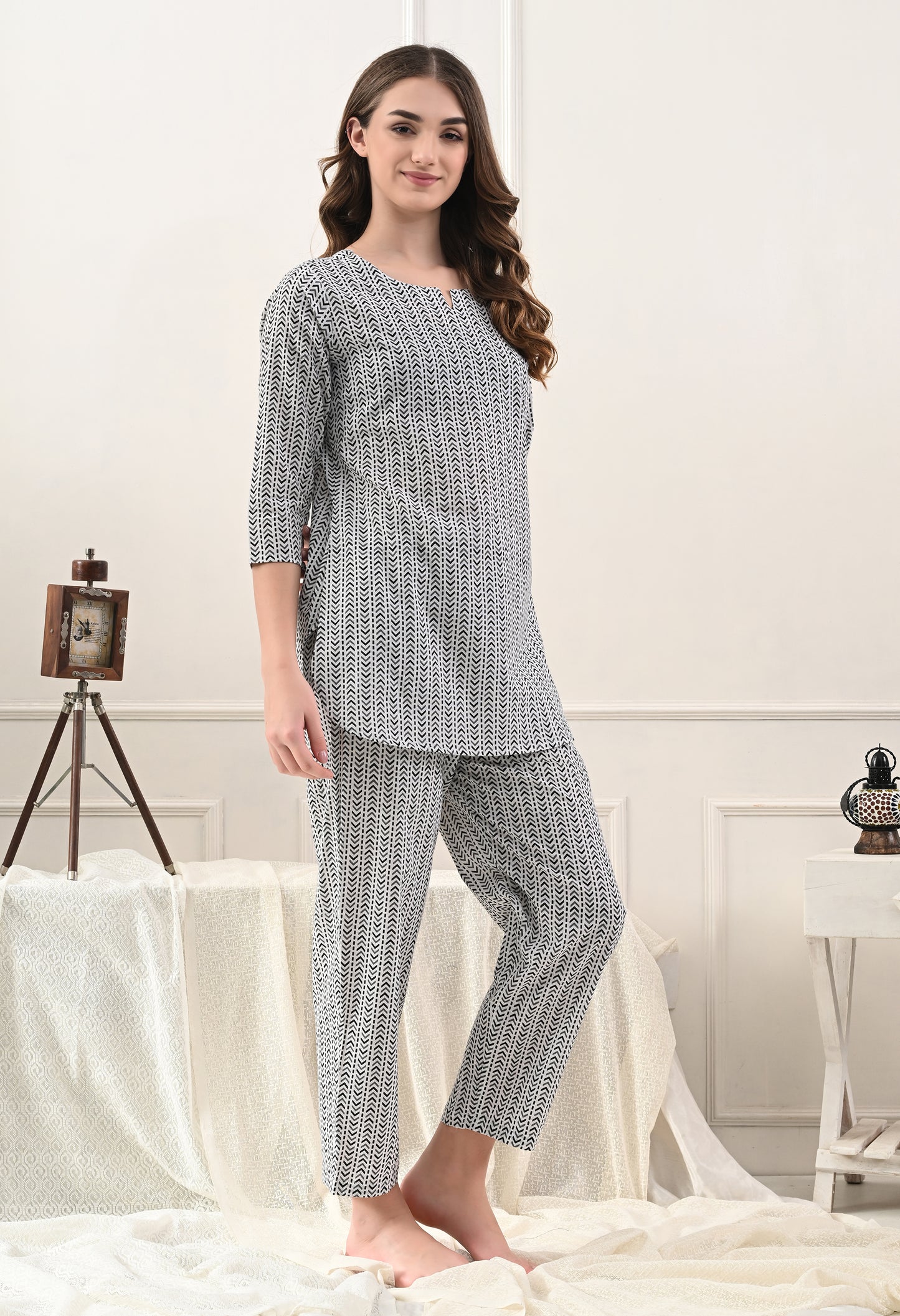 Women Printed Night suit