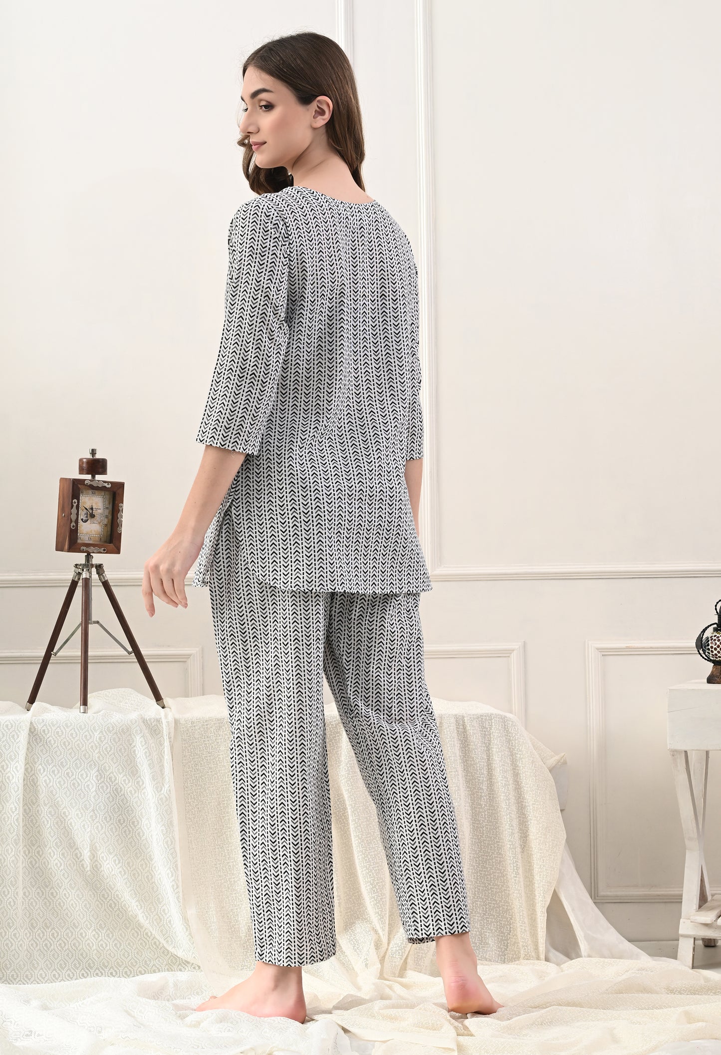 Women Printed Night suit