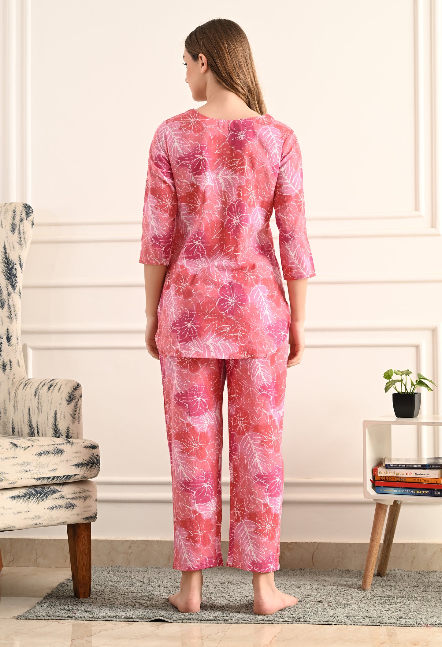 Printed Cotton Night suit