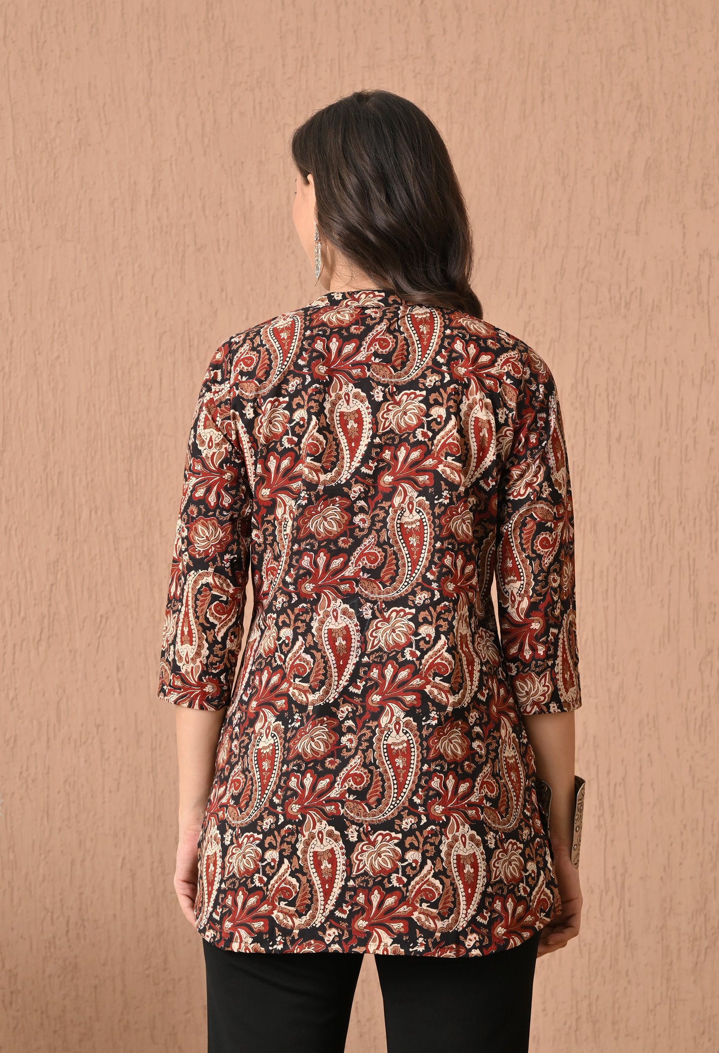 Floral Printed Pure Cotton Kurti