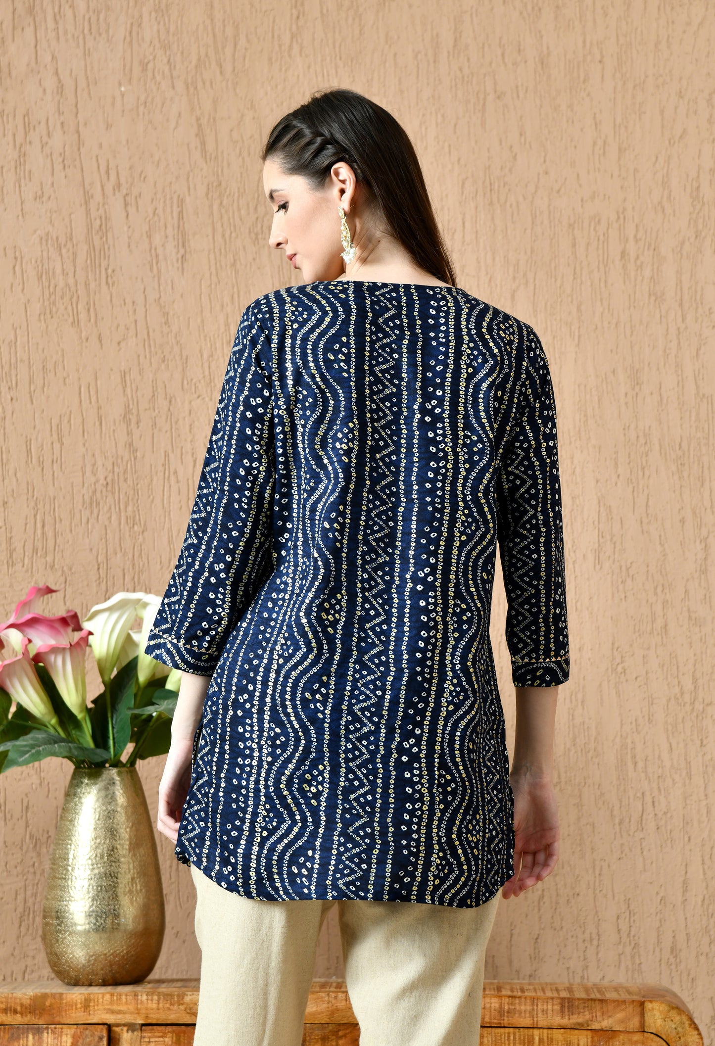 Bandhani Printed Kurti