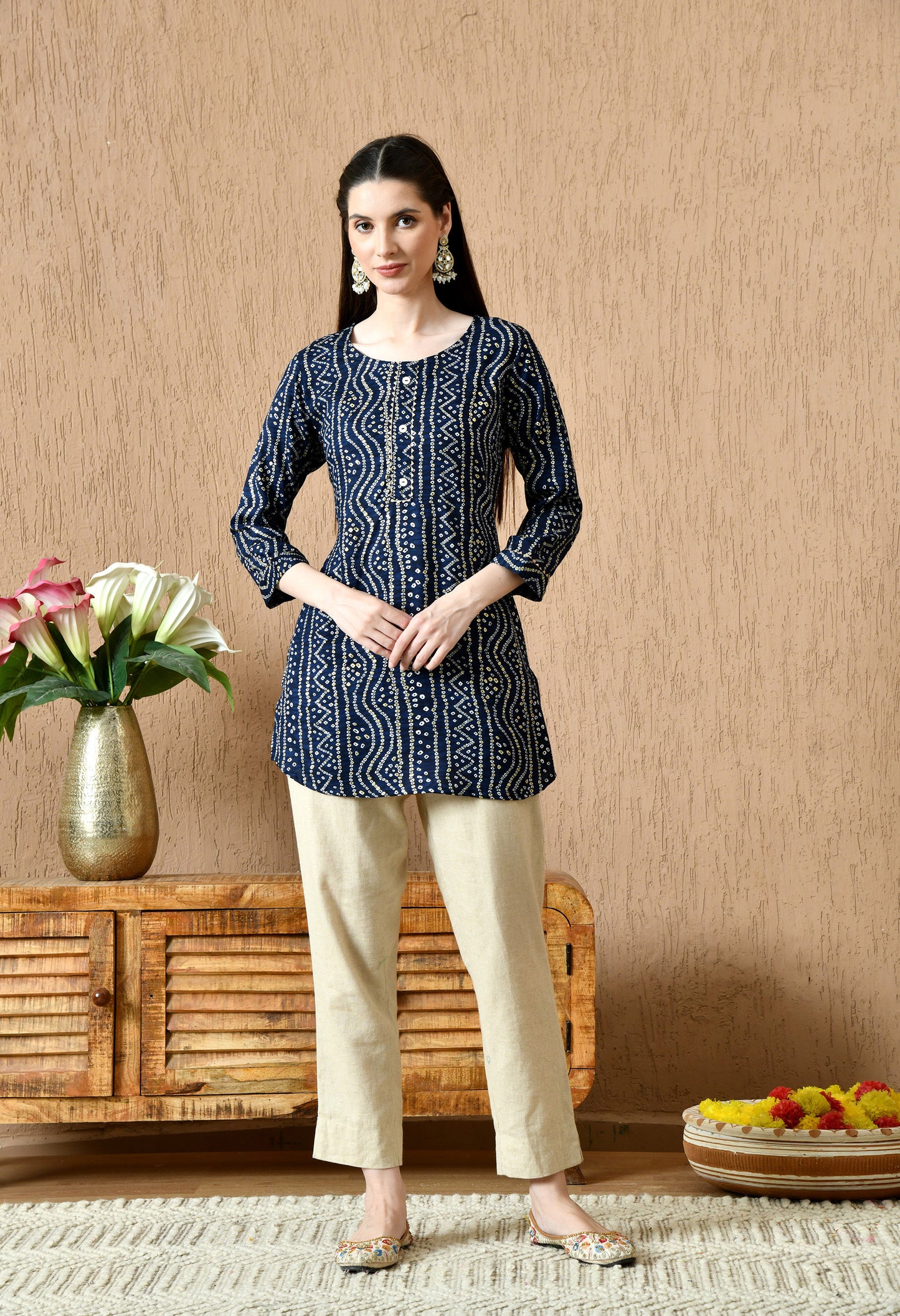 Bandhani Printed Kurti