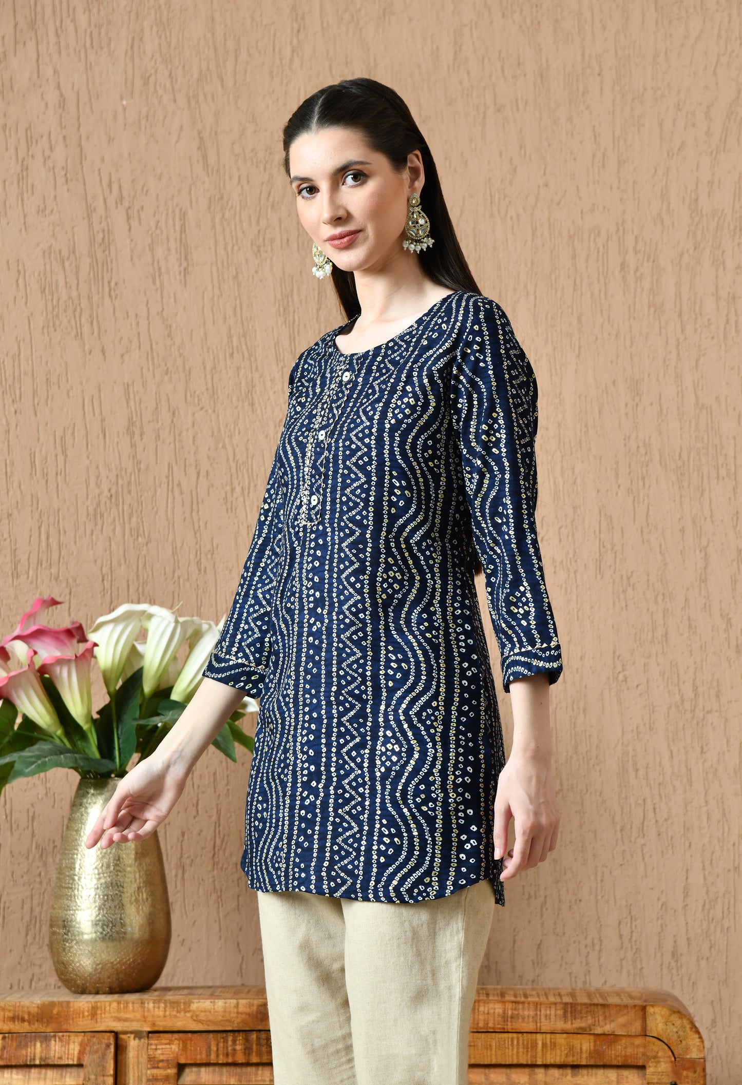 Bandhani Printed Kurti
