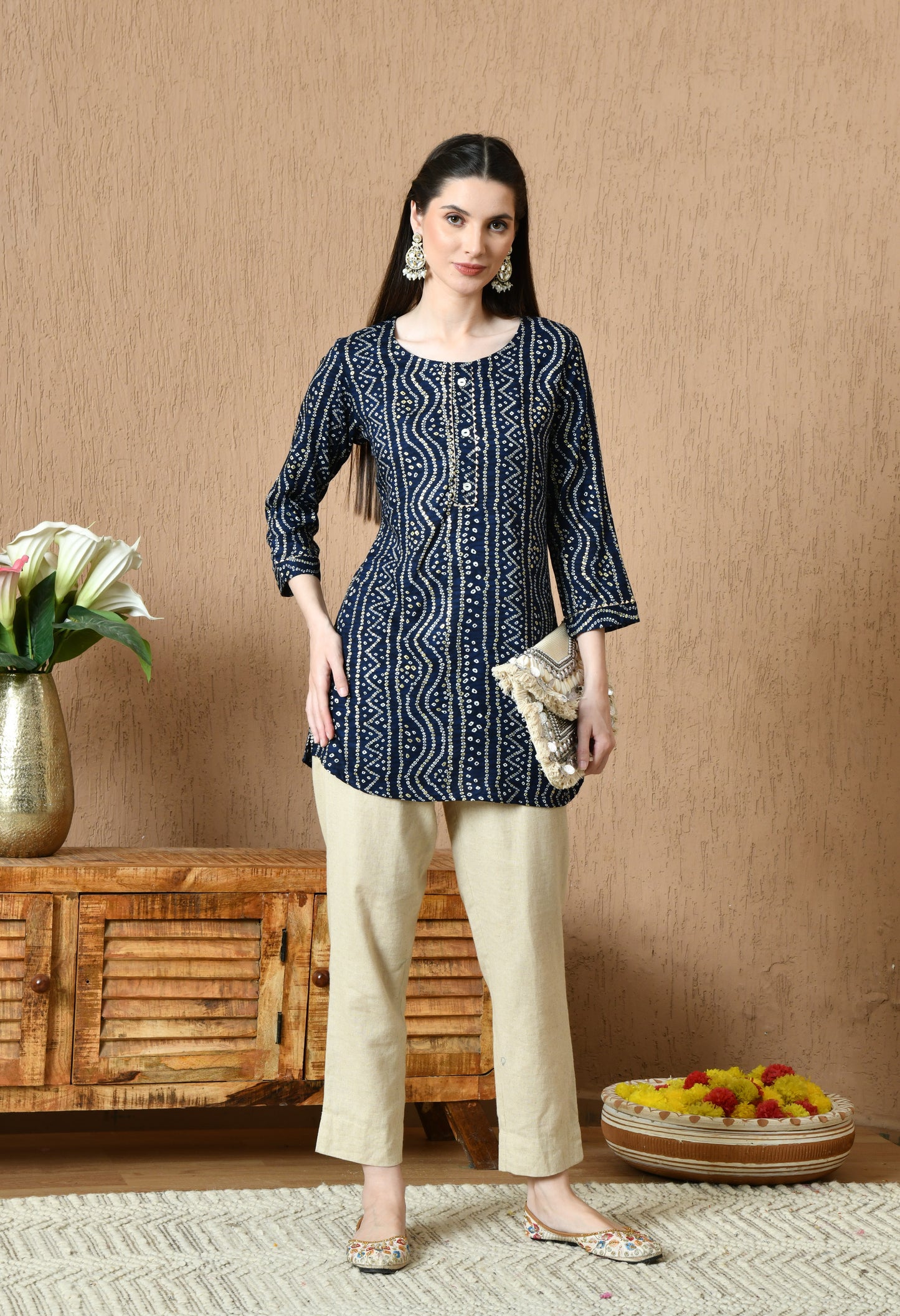 Bandhani Printed Kurti