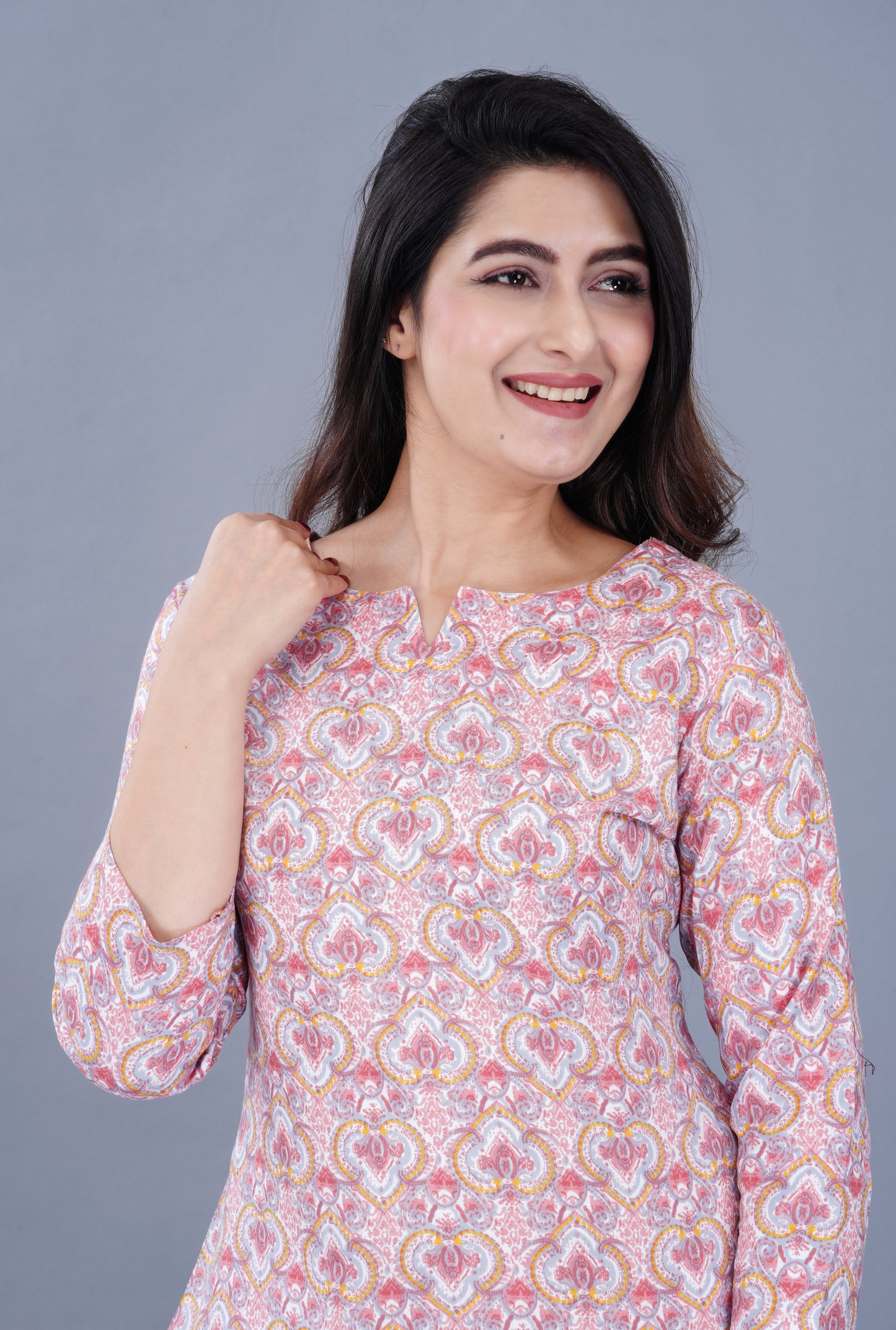 Ethnic Motifs Printed Night suit