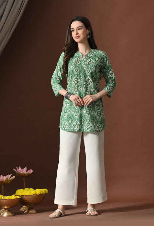 Ethnic Motifs Print Pure Cotton Kurti