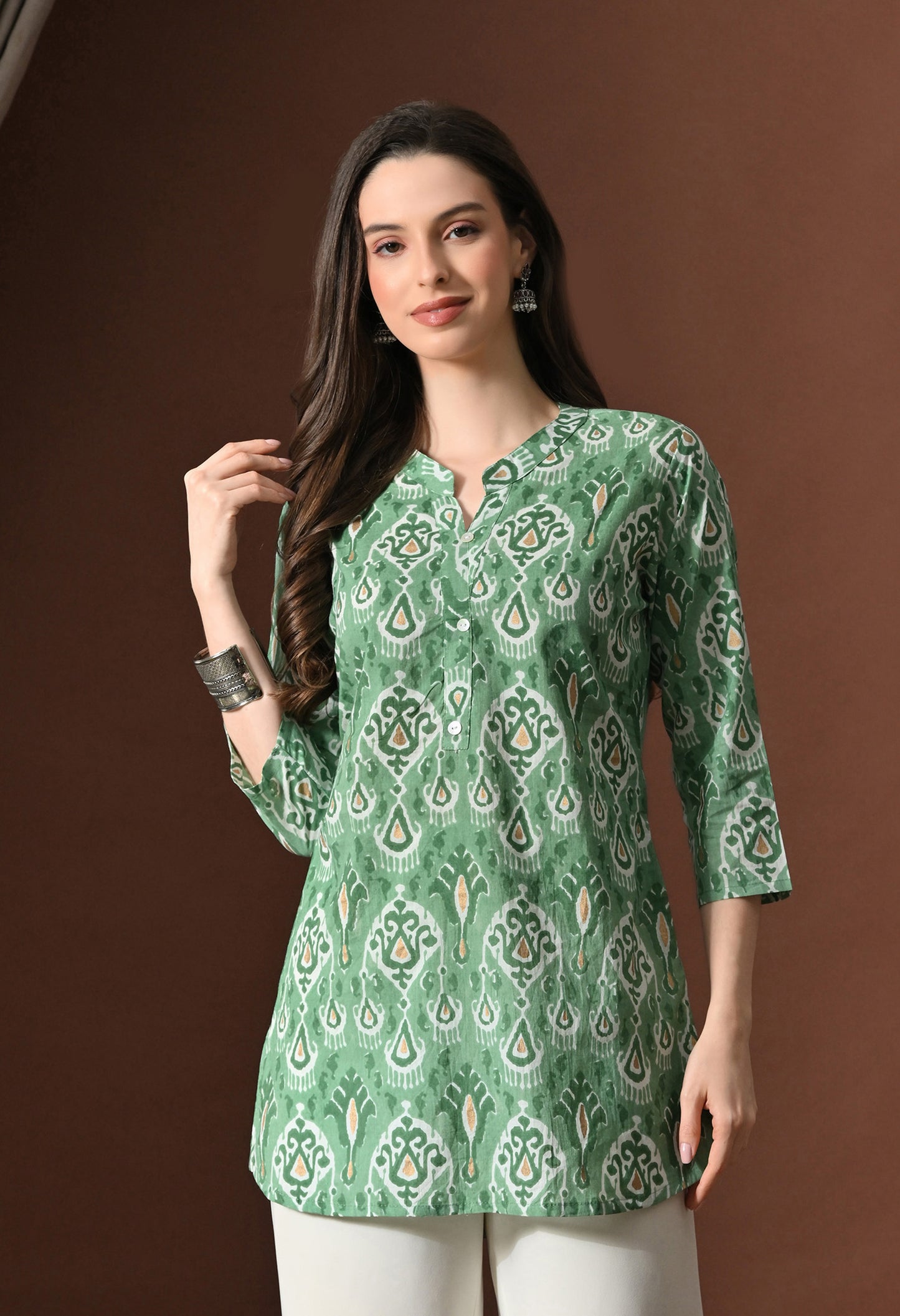 Ethnic Motifs Print Pure Cotton Kurti