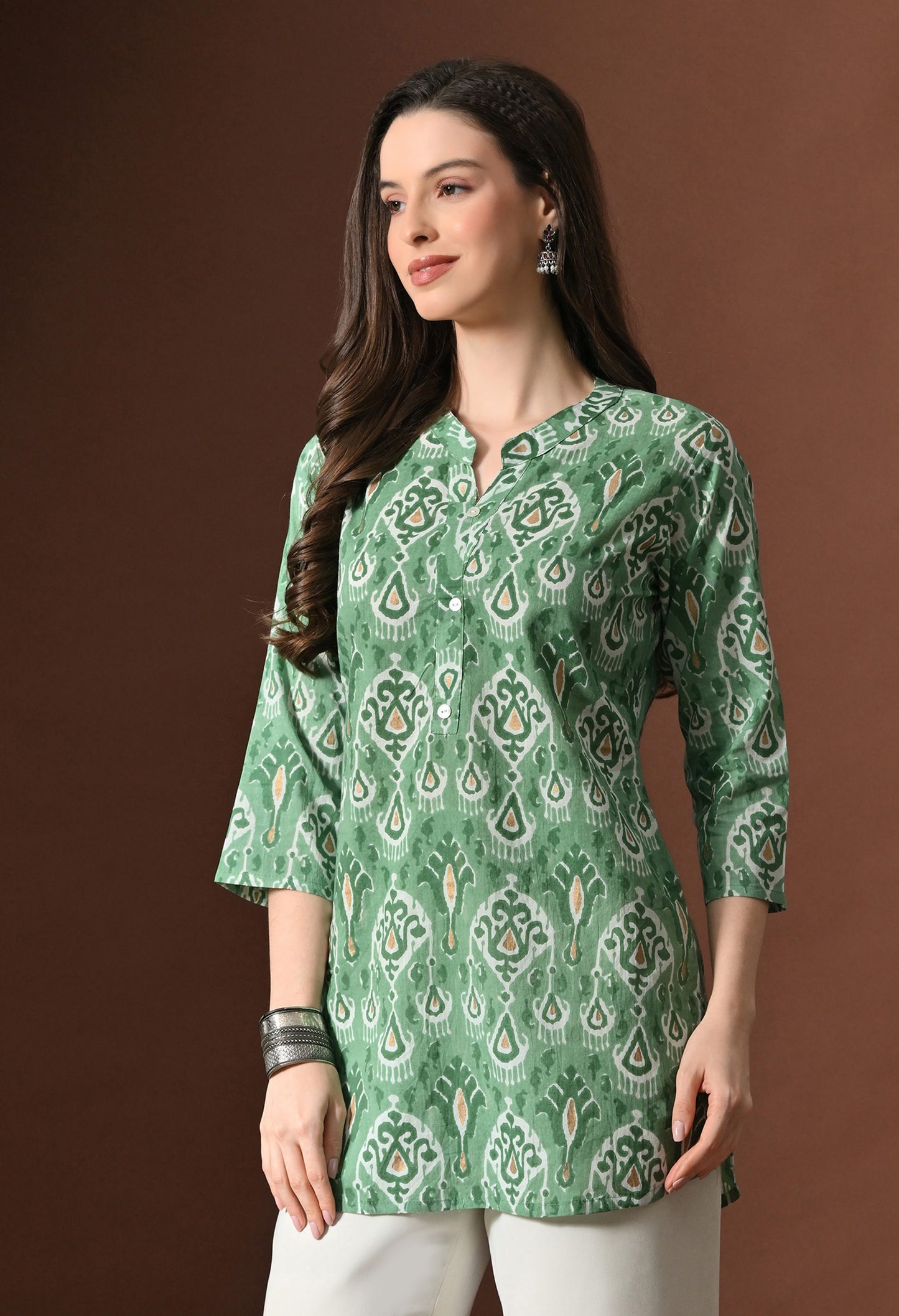 Ethnic Motifs Print Pure Cotton Kurti