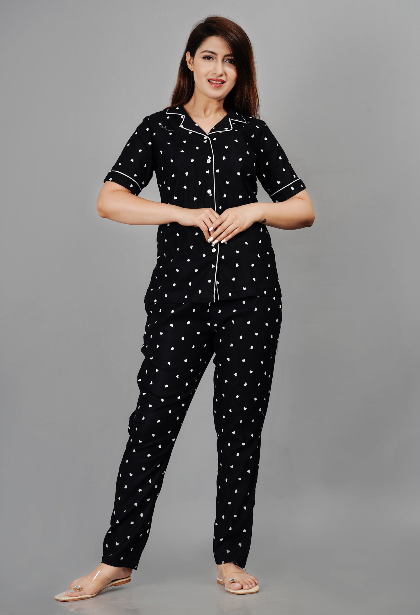 Conversational Printed Night suit