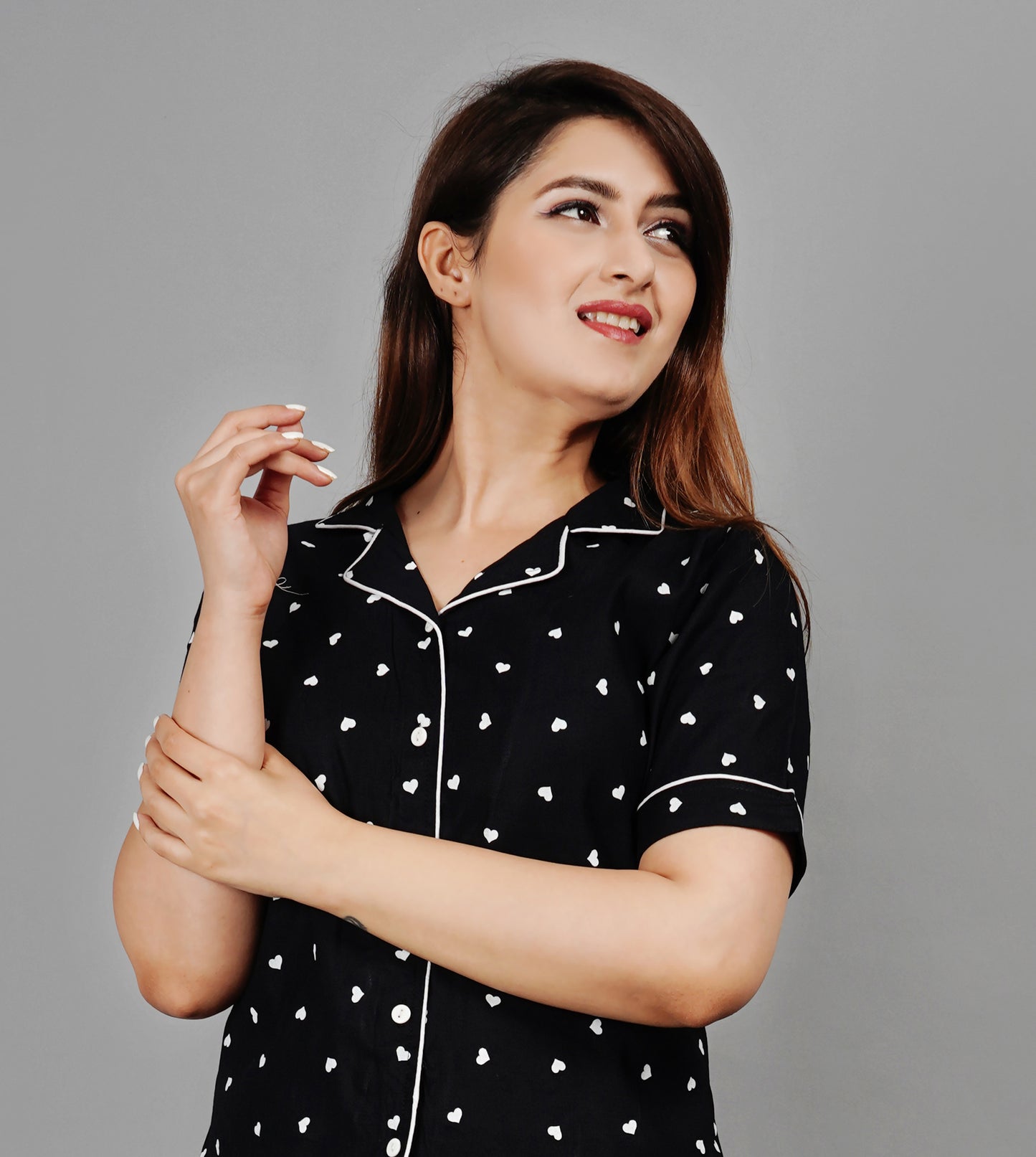 Conversational Printed Night suit