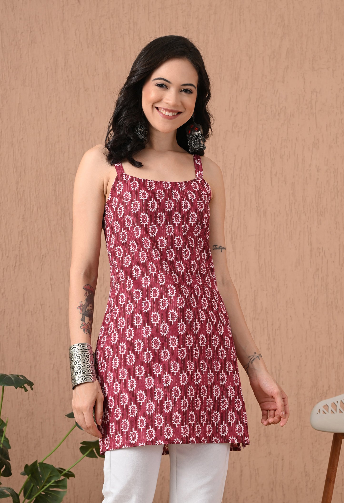 Paisley Printed Pure Cotton Kurti