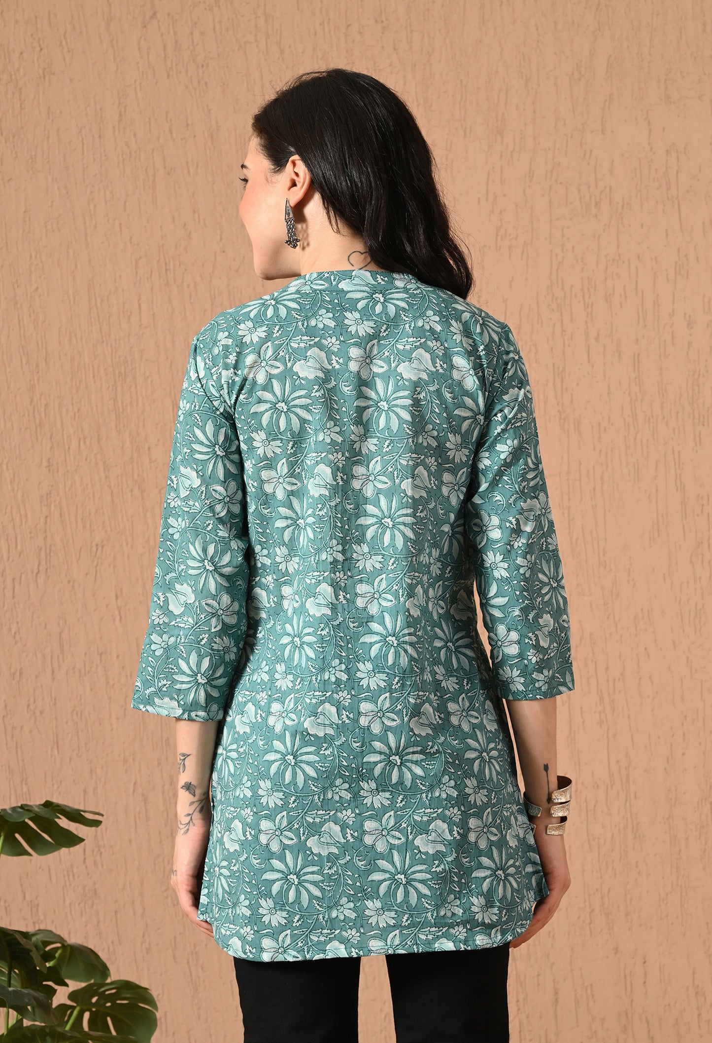 Ethnic Motifs Printed Pure Cotton Kurti