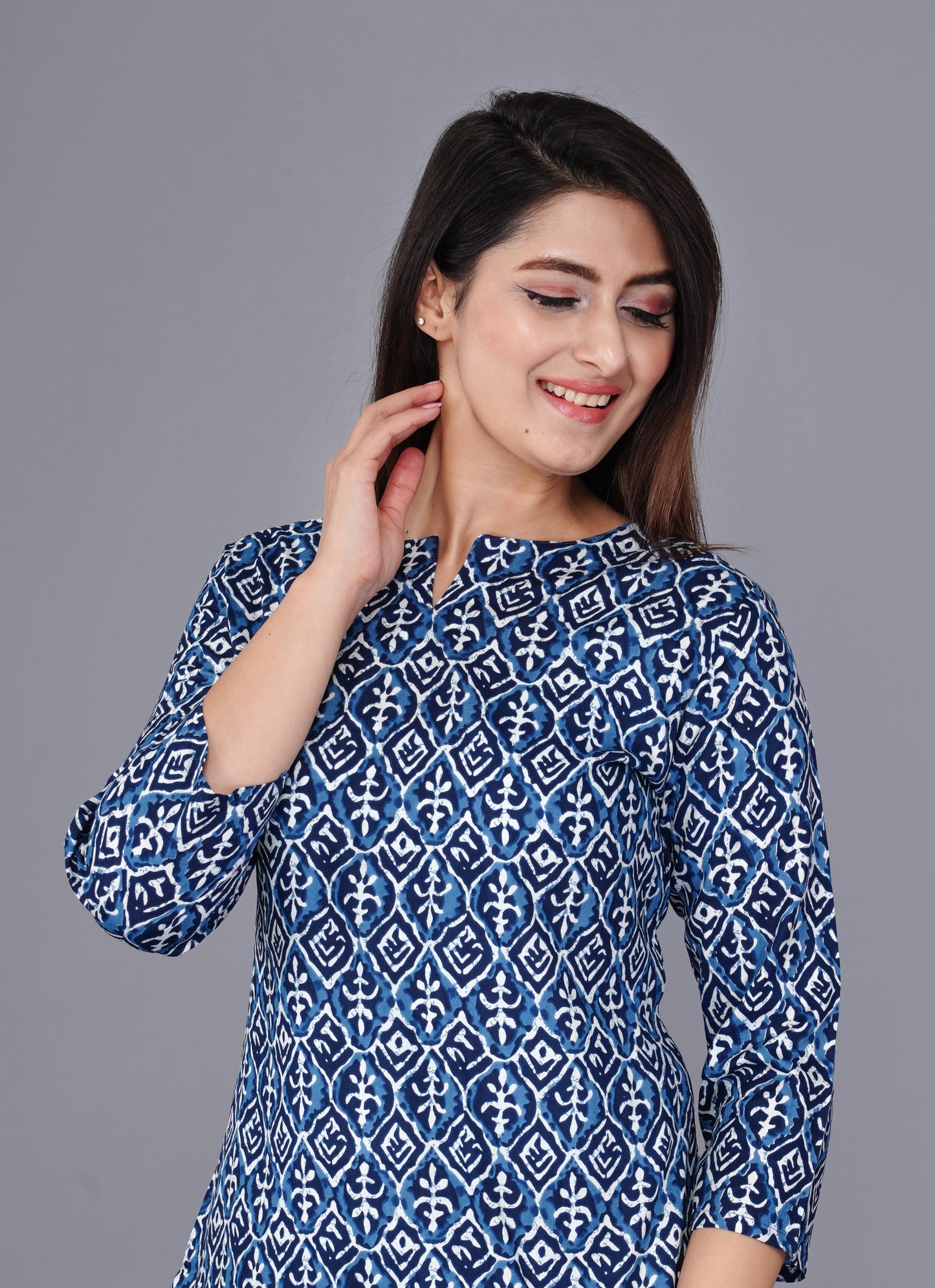 Printed Cotton Blue Night suit