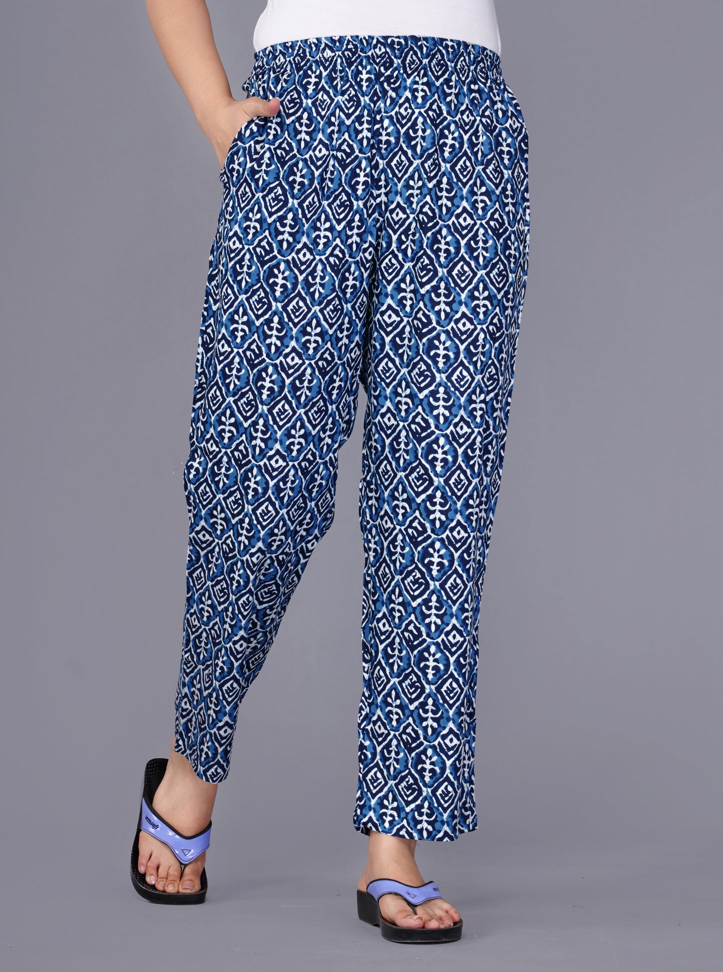 Printed Cotton Blue Night suit